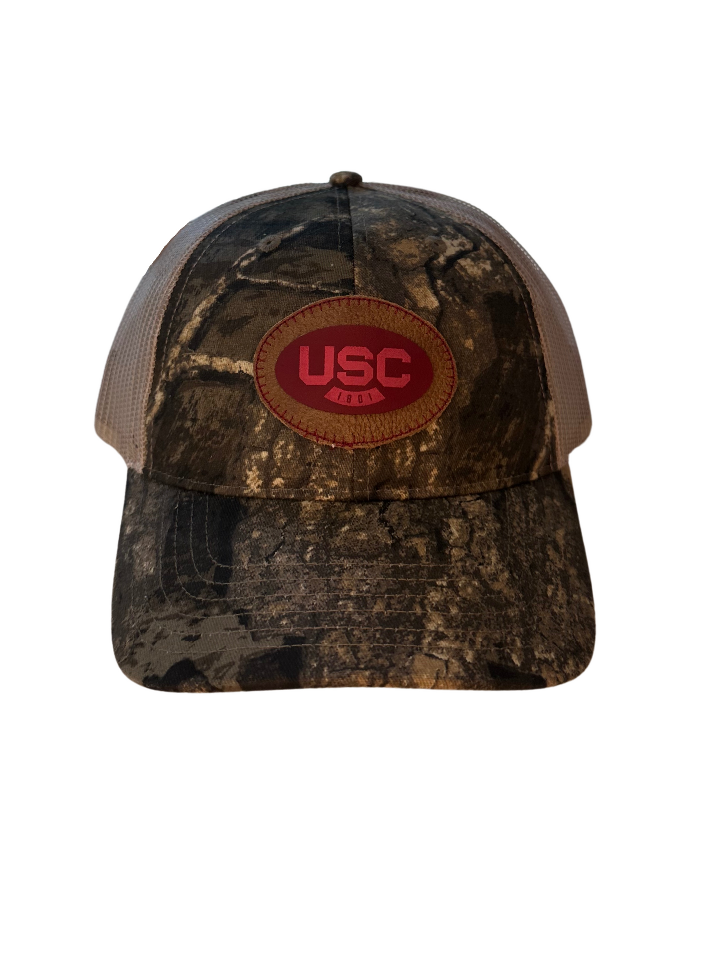 South Carolina USC Oval Leather Patch Hat